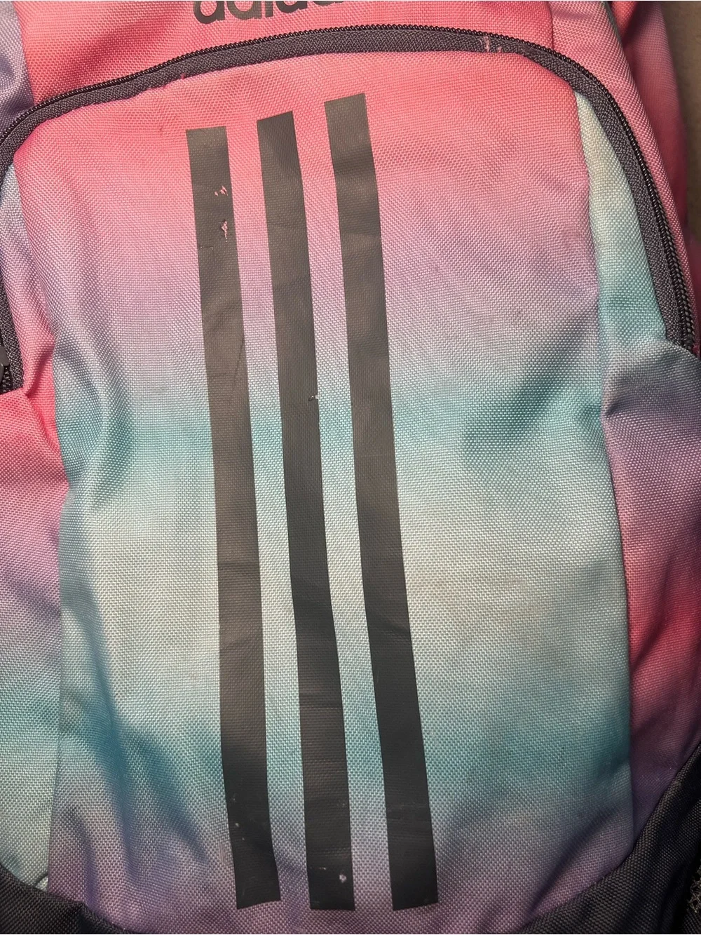 adidas Kids Pastel Pink & Teal Ombre Backpack